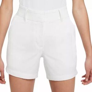 Nike Dri-Fit sz XS White athletic stretch 5” mid-rise golf shorts